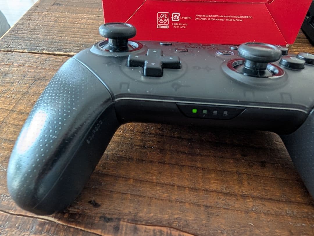 【屋外使用なし】Nintendo Switch本体 純正プロコントローラーセット