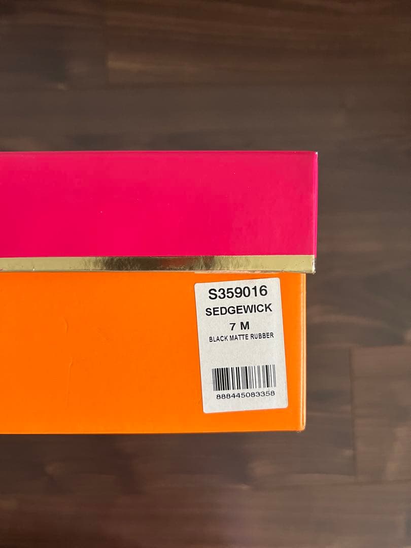 kate spade ブラックショートブーツ