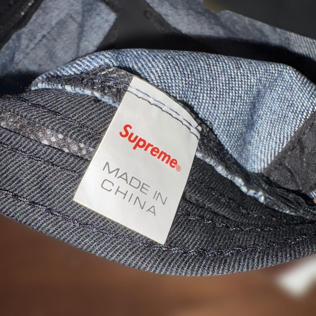 Supreme 2-Tone Denim Camp Cap デニムキャップ　20