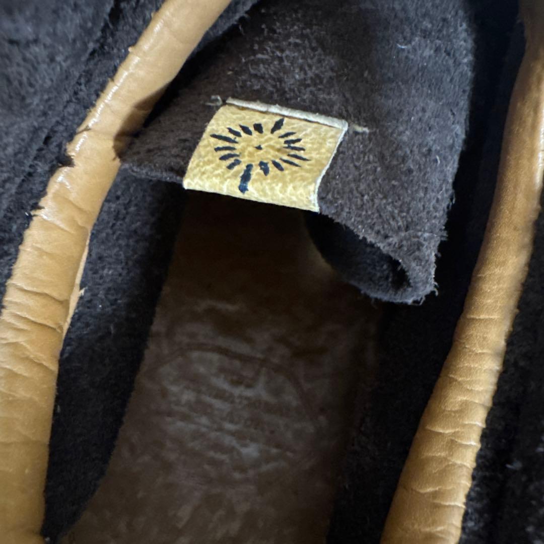visvim ダークブラウン モカシン US10