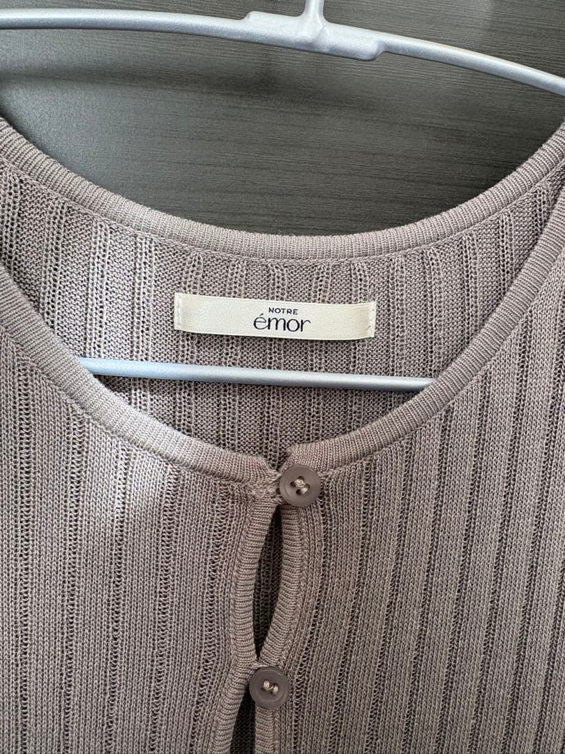 ノートルエモア　blooming frill knit