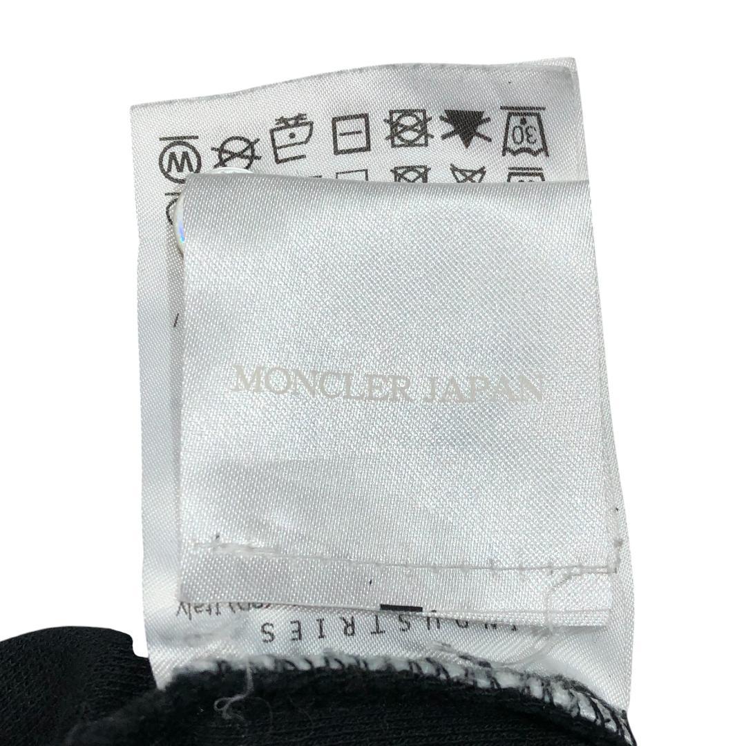 な*ん様 MONCLER モンクレール 半袖 ポロシャツ M ブラック ワッペン