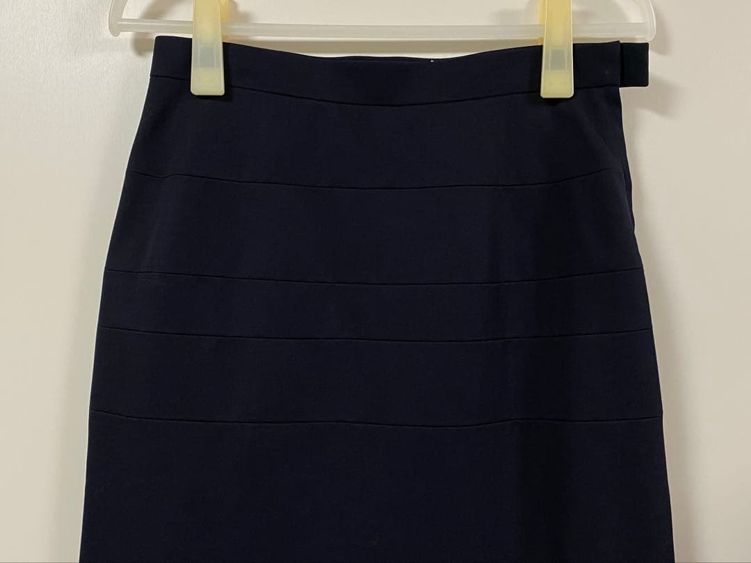 90s tricot garcons ウール スカート ネイビー