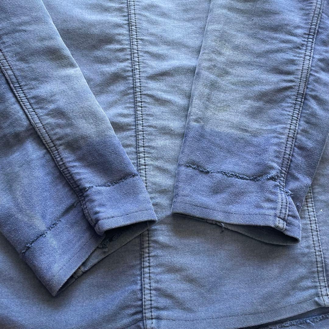 ドイツ製 エレファントスキンジャケット ユーロ XL XXL 古着 フェード