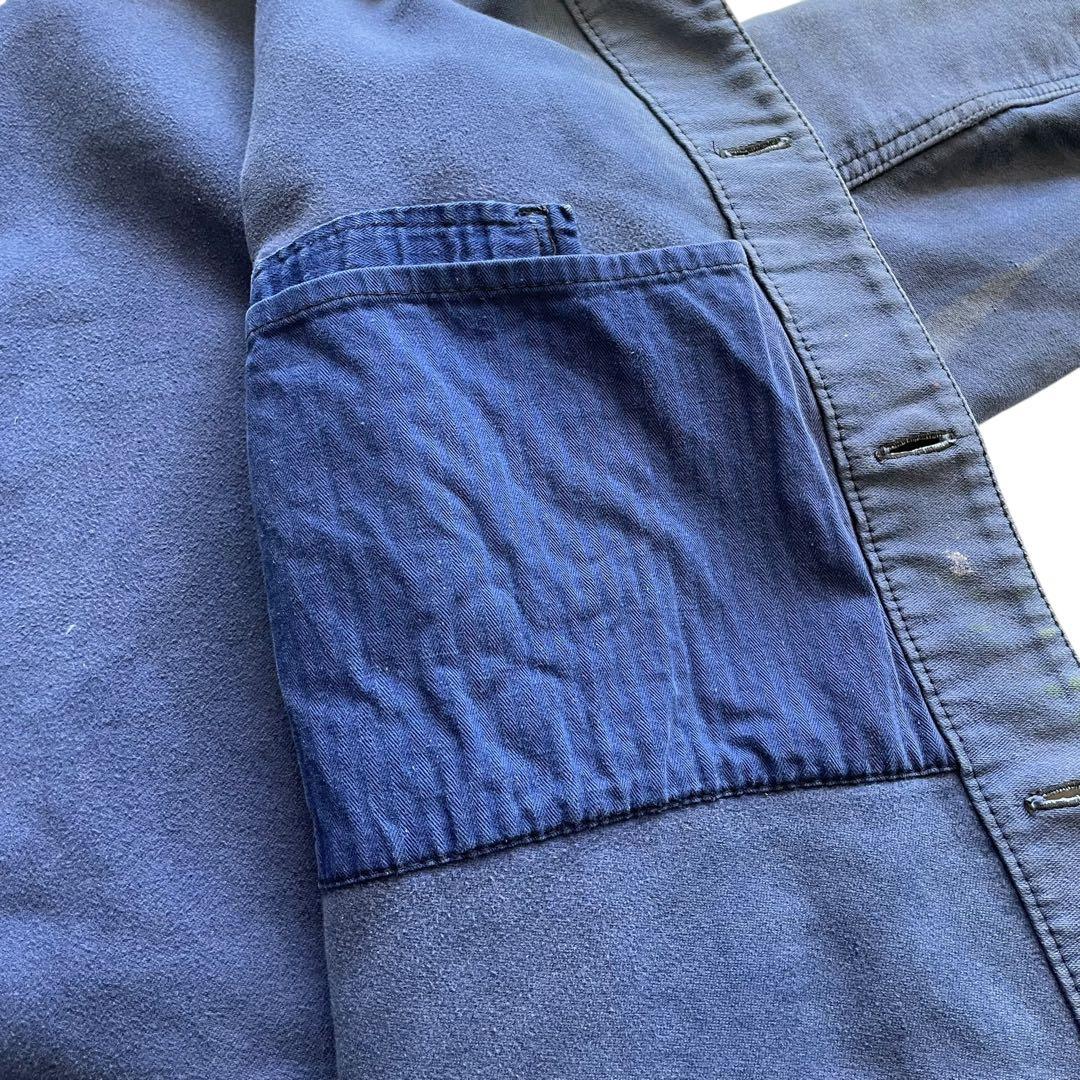ドイツ製 エレファントスキンジャケット ユーロ XL XXL 古着 フェード