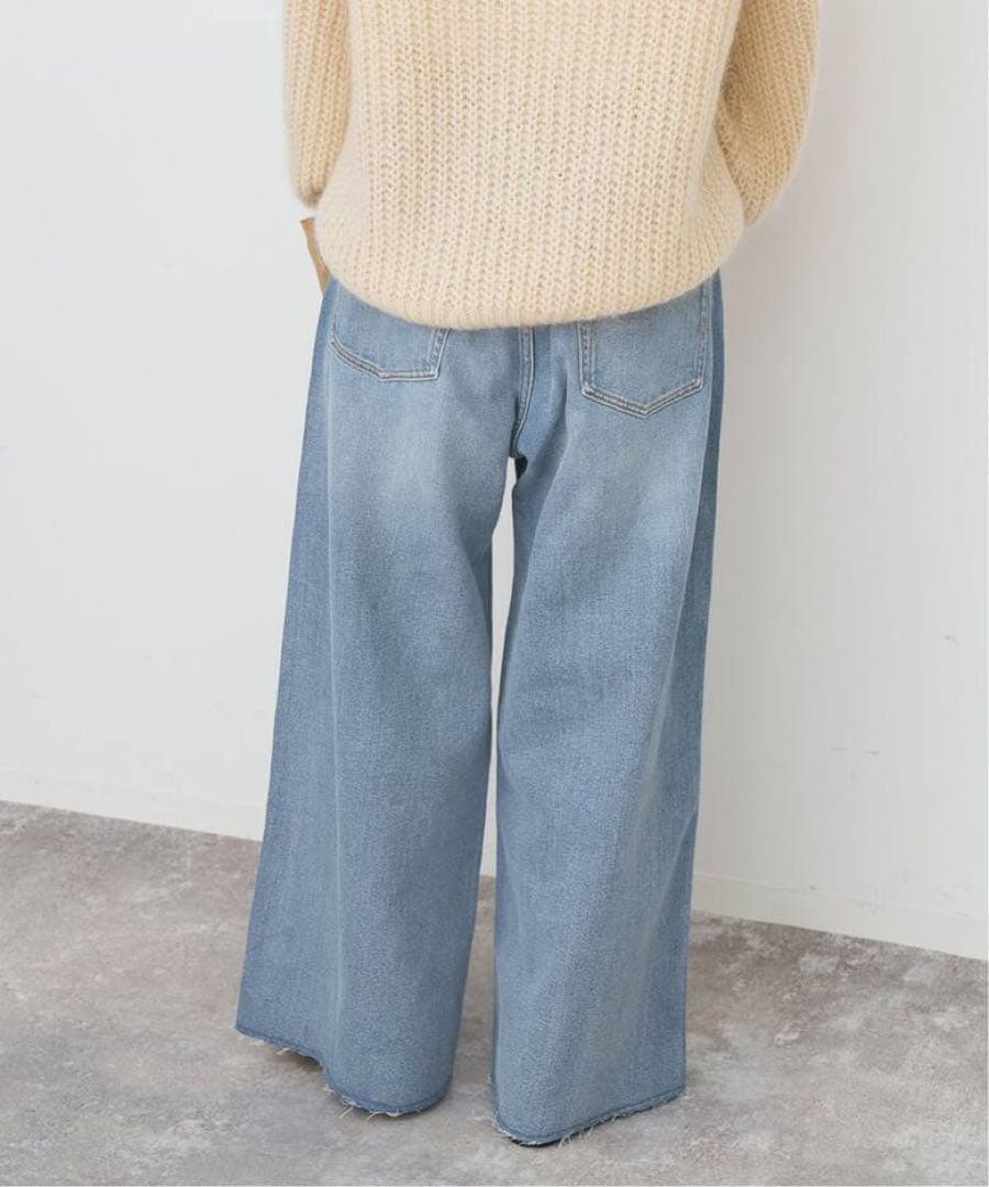 ほぼ新品★スピックアンドスパン　5 1/2 DRAWSTRINGDENIM 26