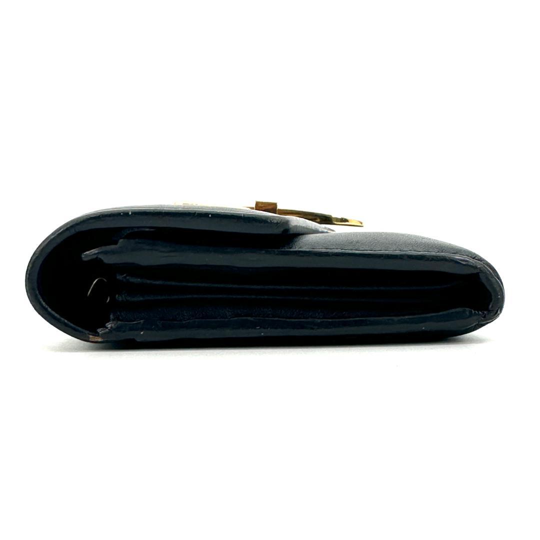 【美品】GUCCI グッチ 長財布 シェリーライン シルヴィ レザー