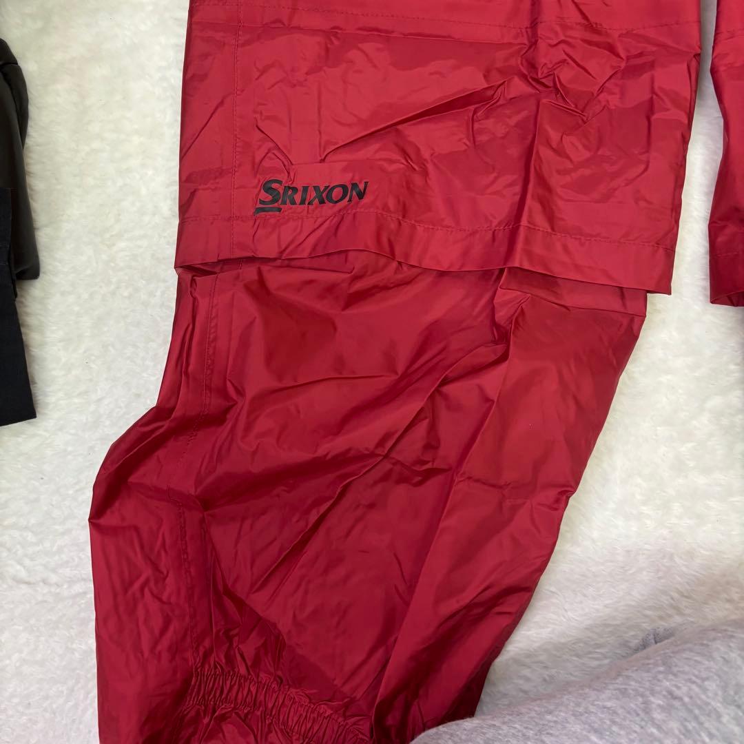 新品未使用　Srixon XLサイズ ゴルフ　レインウェア 赤　カッパ