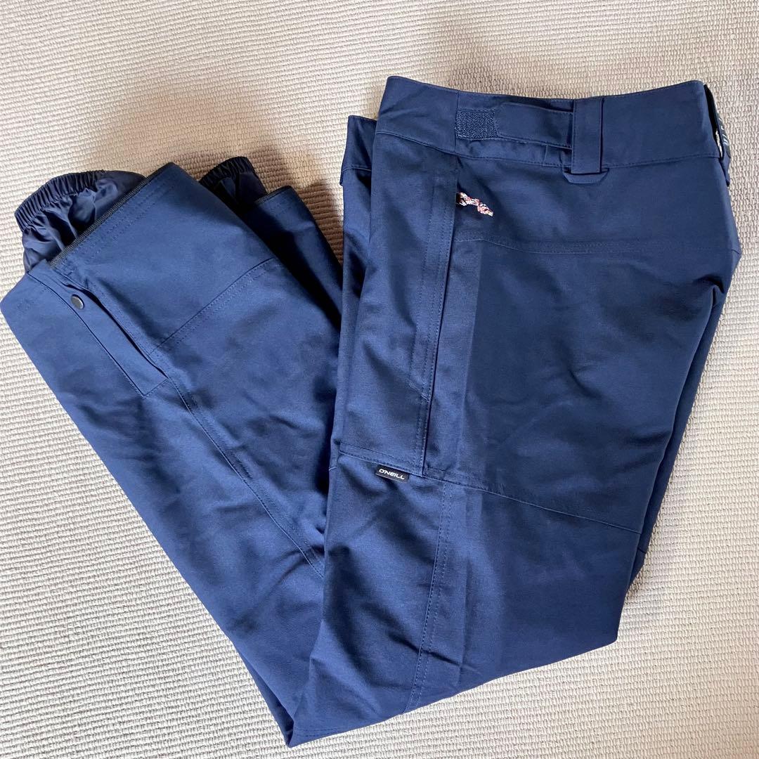 美品 O'NEILL オニール スノーボードパンツ スノボパンツ 紺 ネイビー