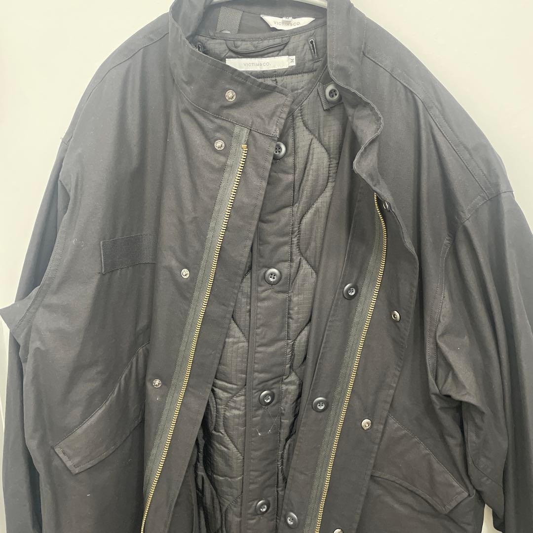 ジャケット・アウター VICTIM M65 BIG COAT QUILTED BIG VEST