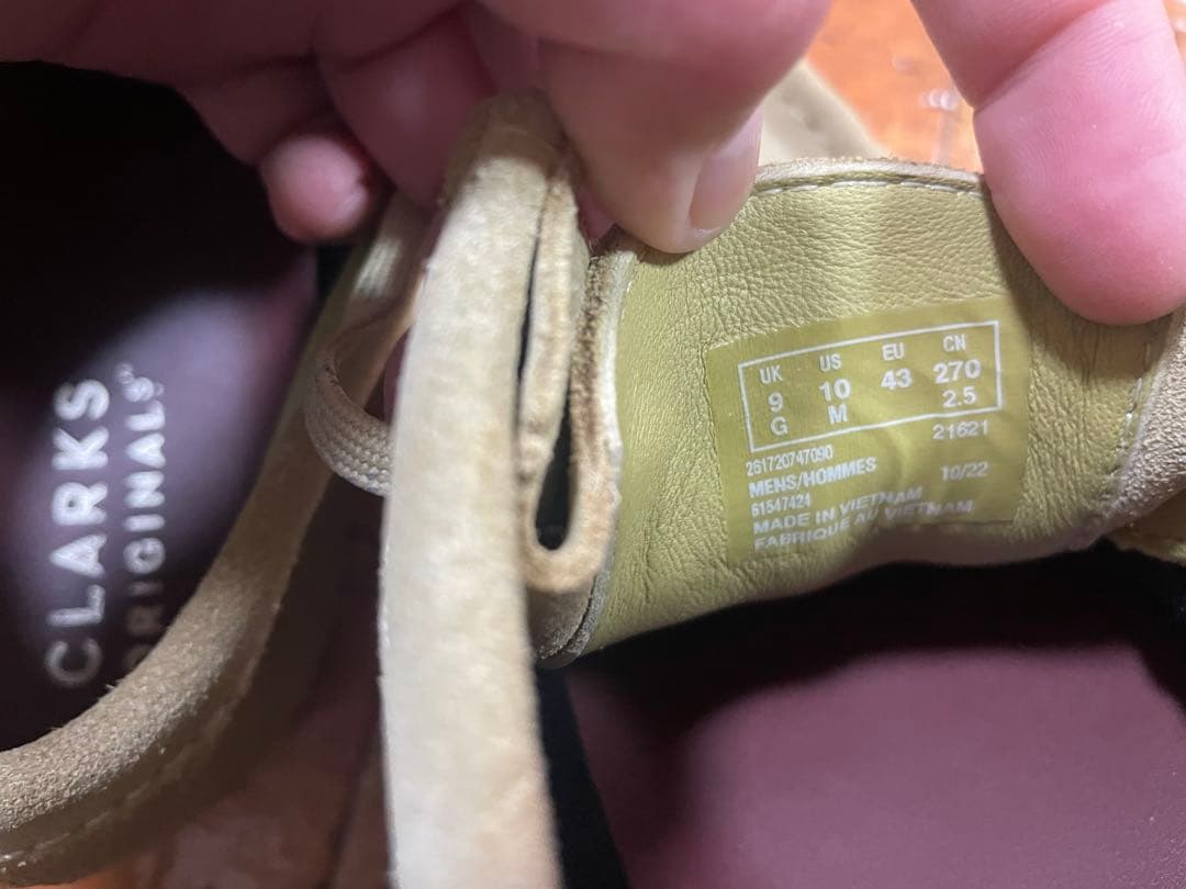 Clarks クラークスワラビーゴアテックスGTX UK9