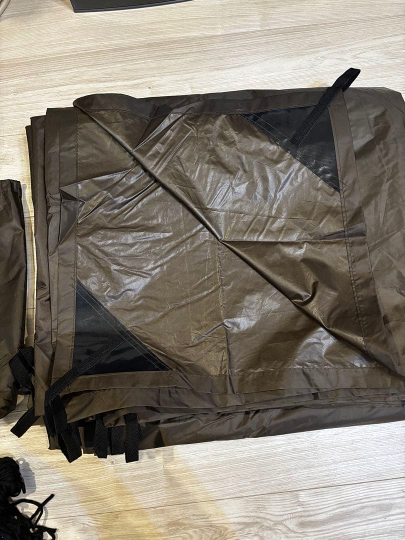 DD TARP 4 x 4 m コヨーテブラウン タープ テント