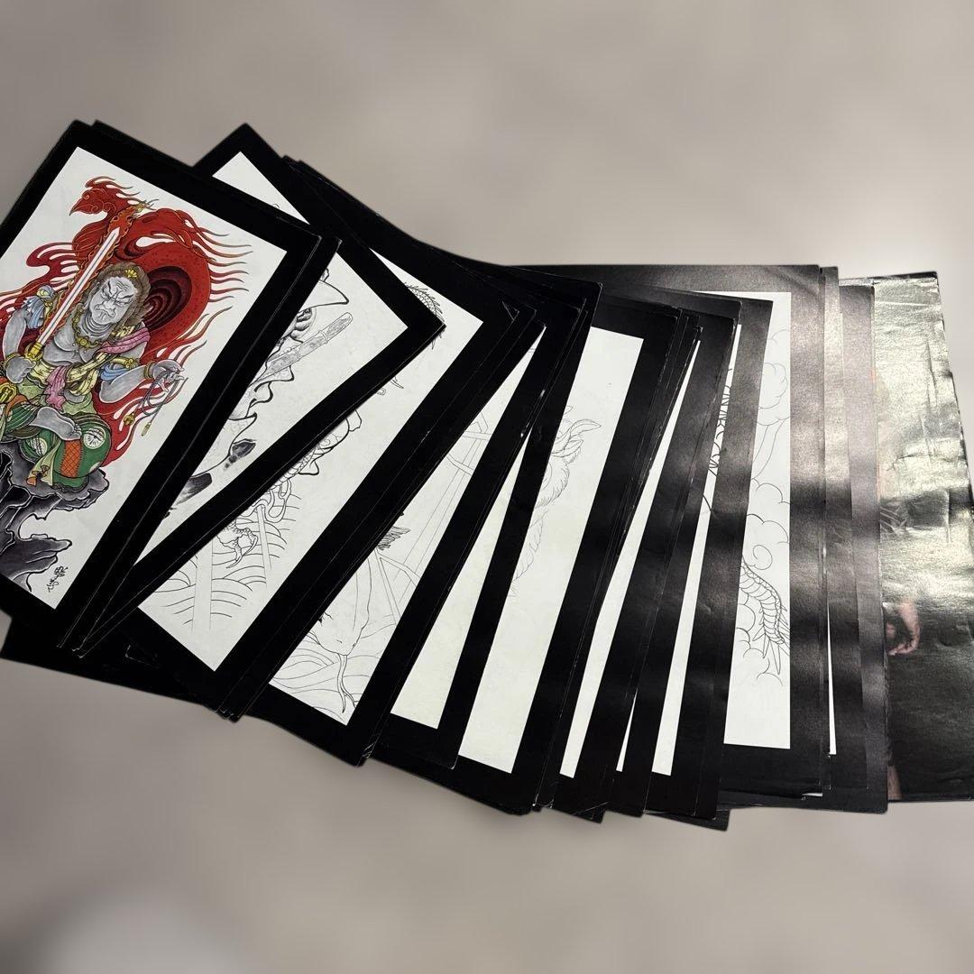 彫まさ 画集 下絵 刺青 彫師 tattoo