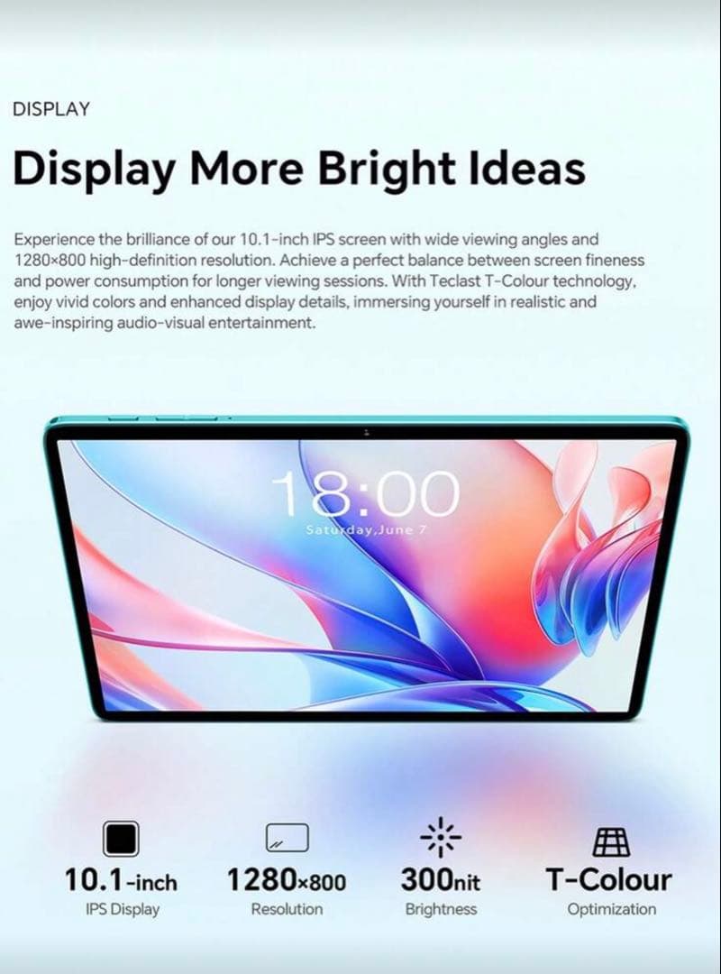 Teclast P30 10.1インチ タブレット