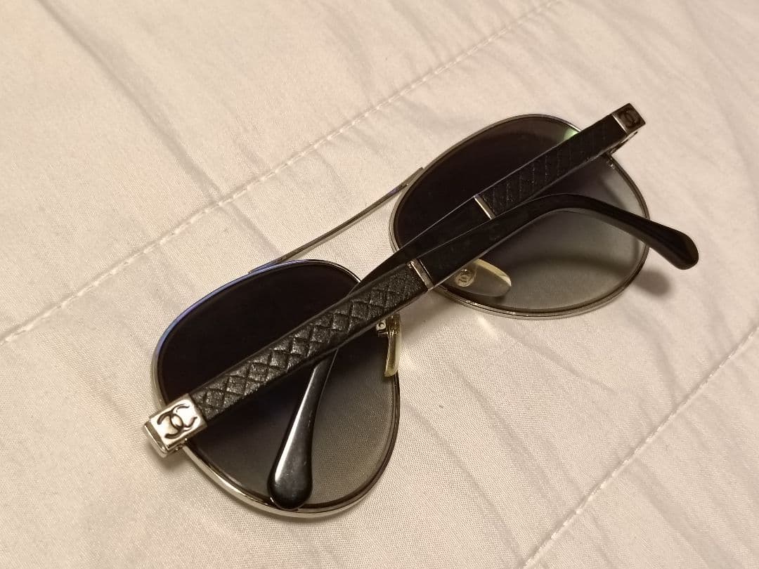 CHANEL ティアドロップ サングラス パイロット マトラッセ