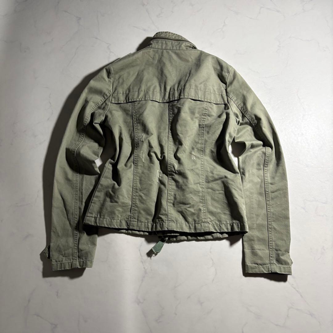 00s y2k military jacket フェアリー グランジ 短丈