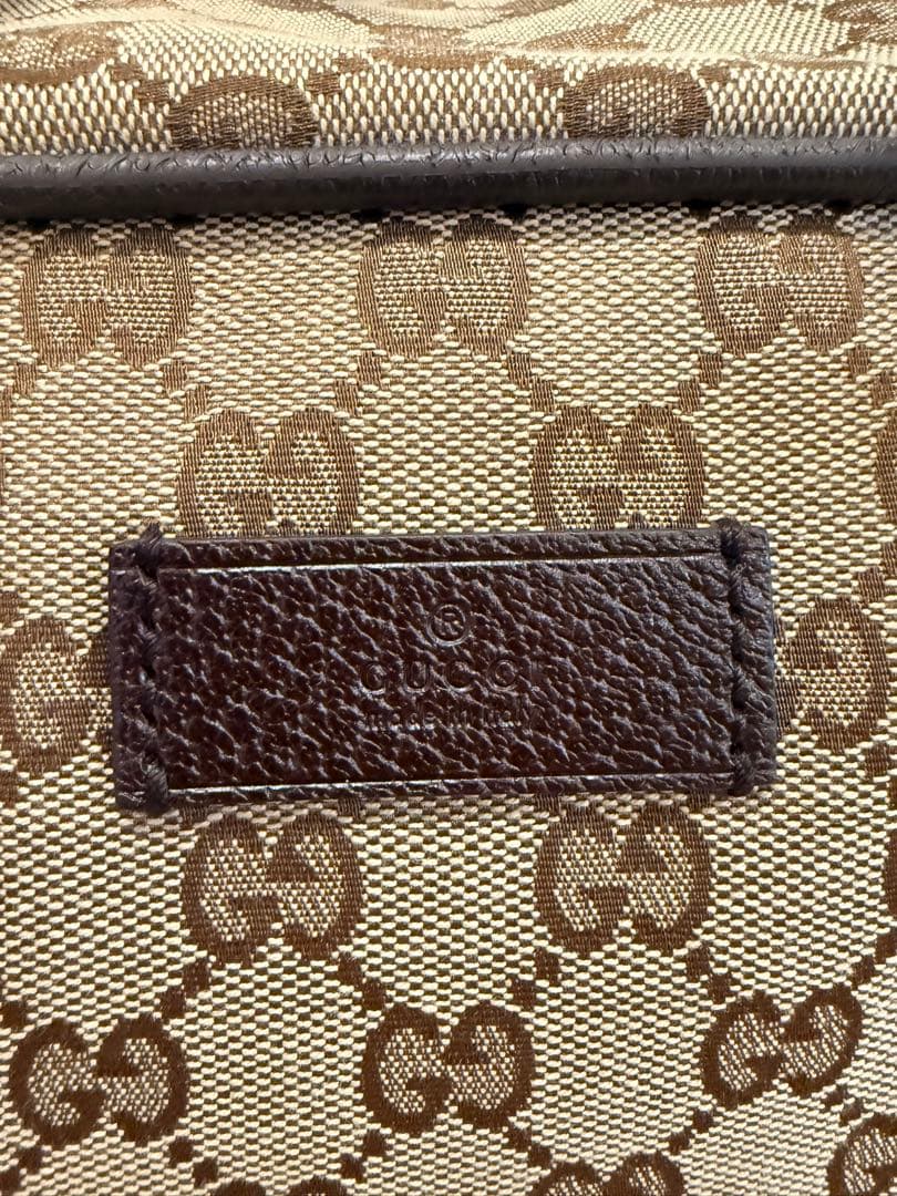 GUCCI GGキャンバス ボストンバッグ 美品