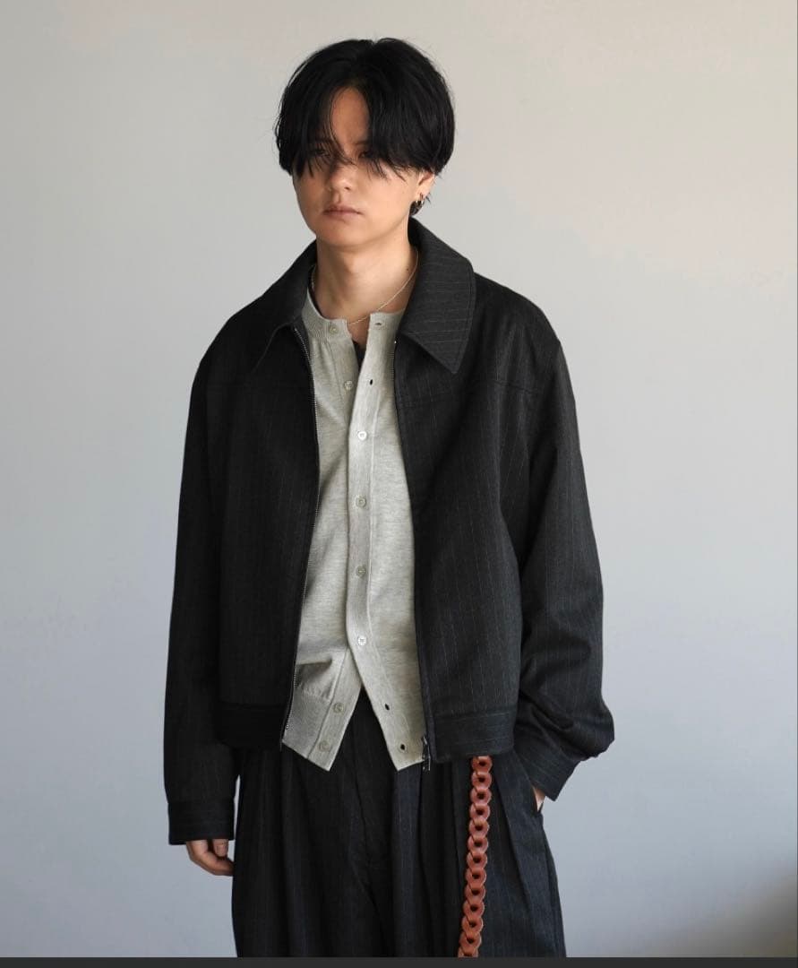 WYM TECH WOOL GABARDINE ZIP BLOUSON Mサイズ