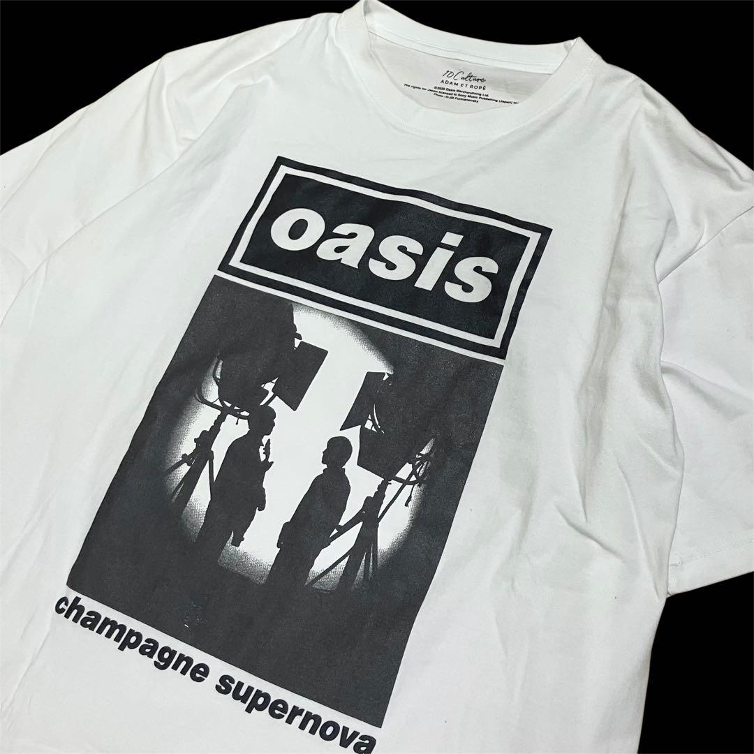 Oasis オアシス×adam et rope’ 別注Tシャツ アダムエロペXL