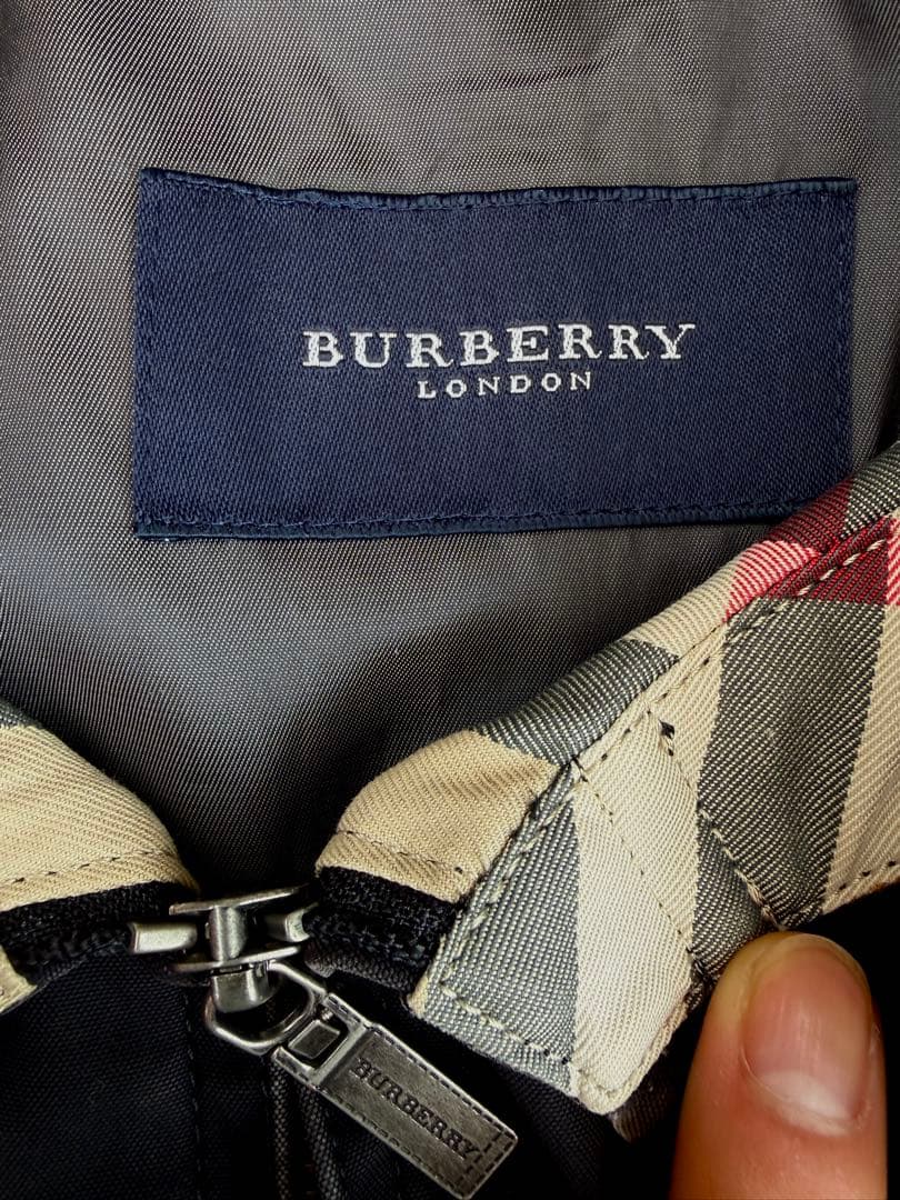 00s BURBERRY スウィングトップ ビンテージ アメカジ 短丈 黒
