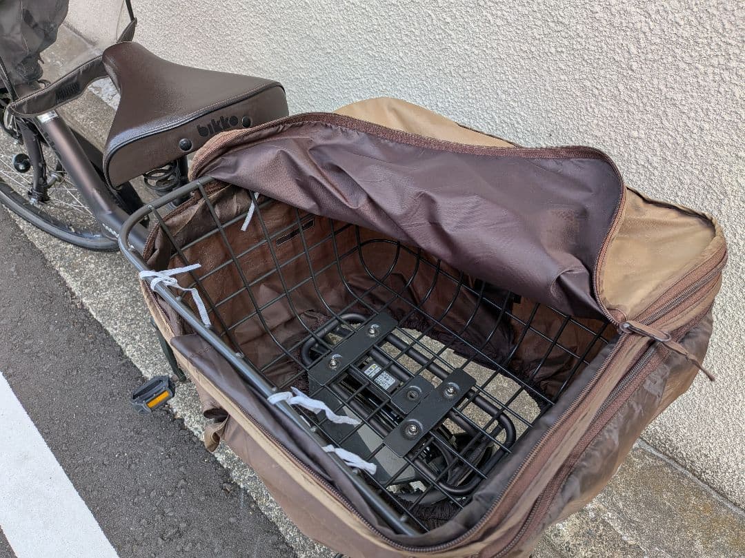 ブリジストンビッケ 電動アシスト自転車 チャイルドシート付き