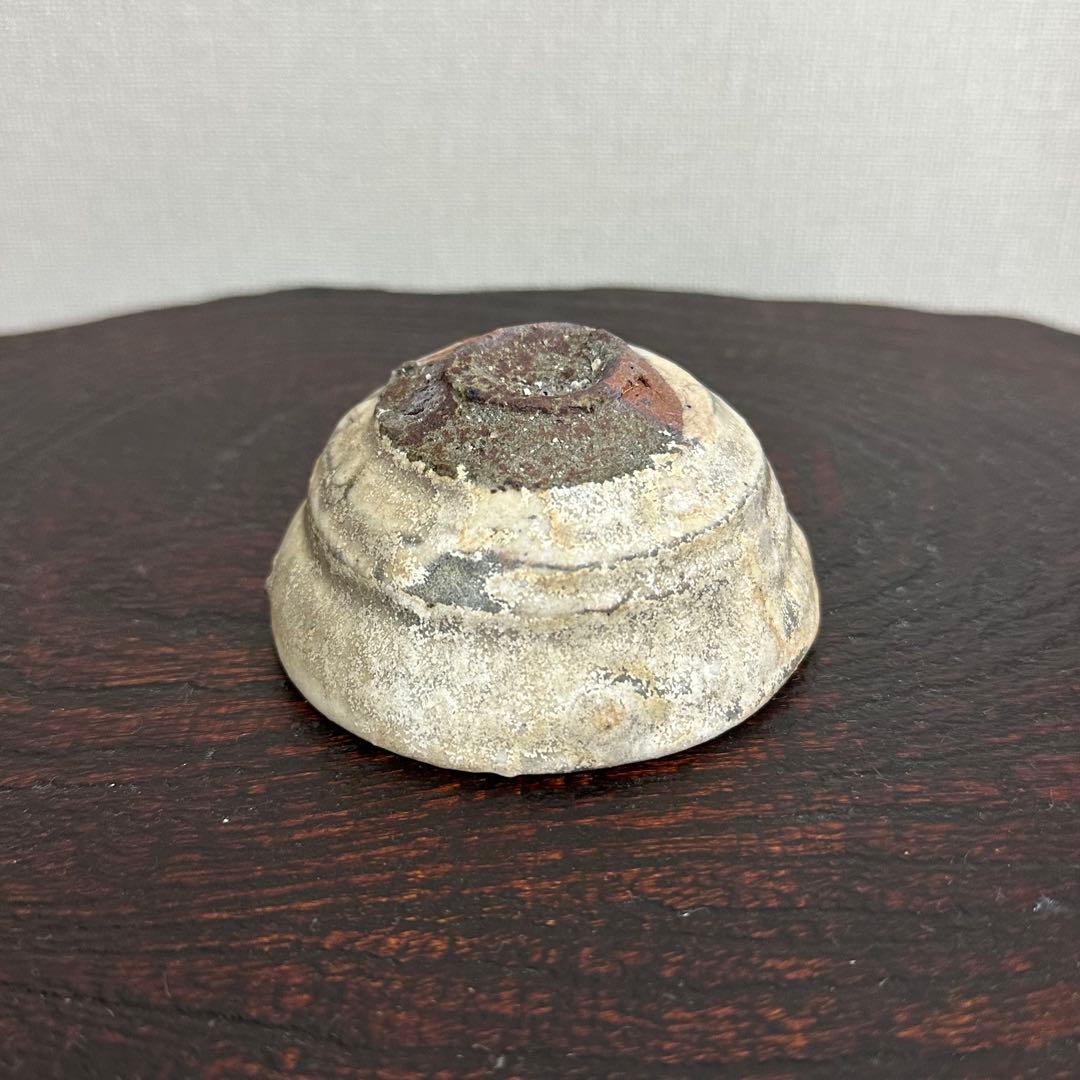 加藤委 川小牧粉引盃 ぐい呑み