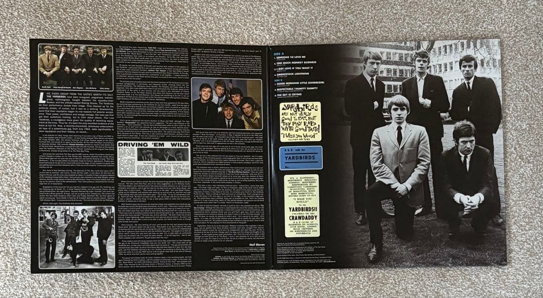 YARDBIRDS ヤードバーズ レコード LP live ライブ ジェフベック