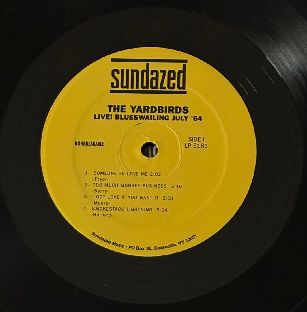 YARDBIRDS ヤードバーズ レコード LP live ライブ ジェフベック