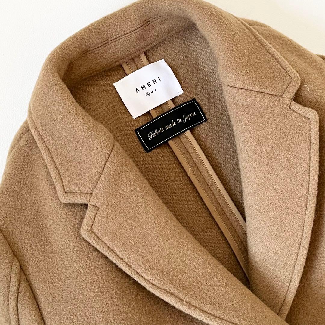 Ameri DOUBLE BREASTED MERMAID COAT S〜M美品