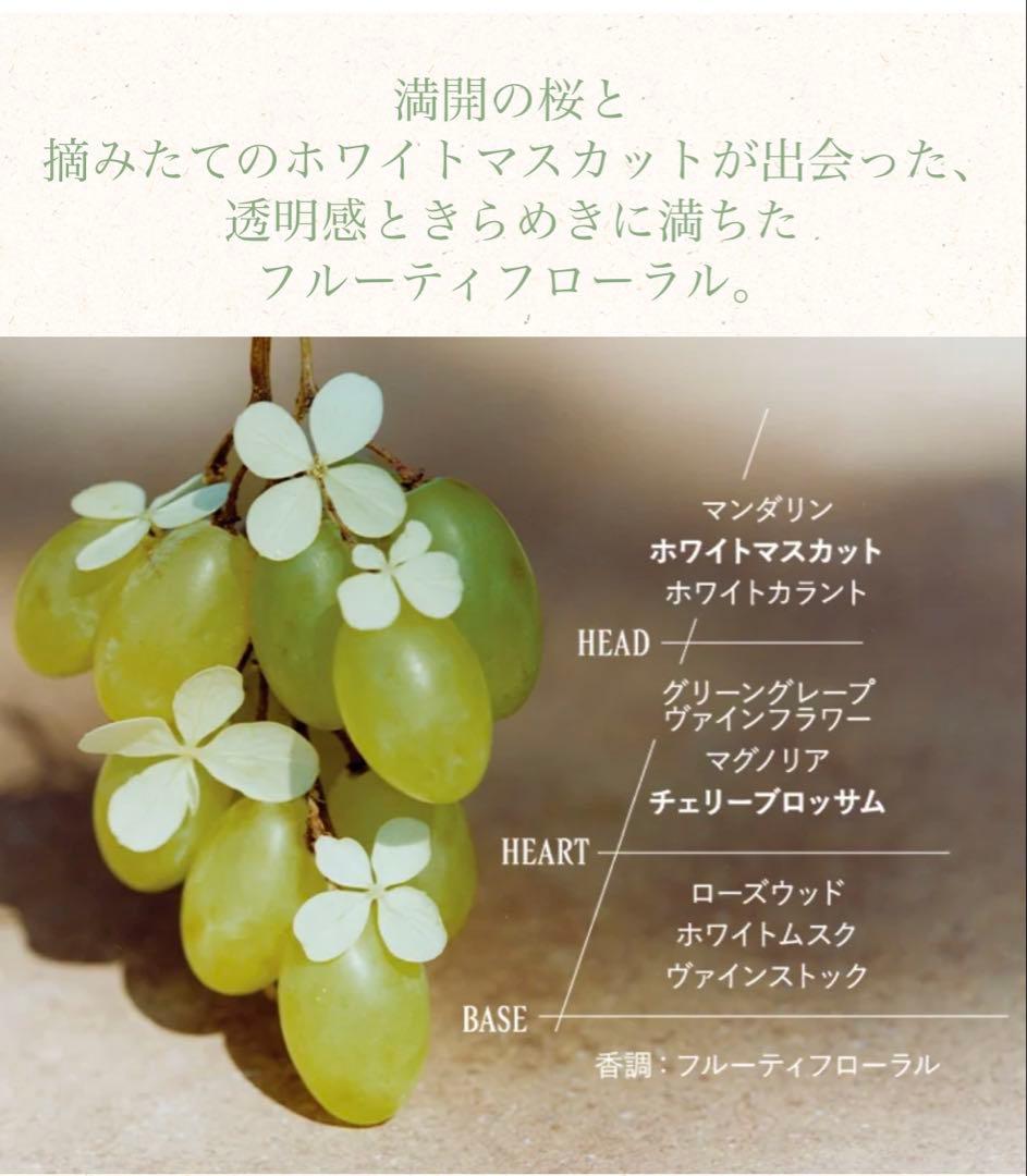 ロクシタン　ホワイトマスカットチェリーブロッサム　オードトワレ　50ml
