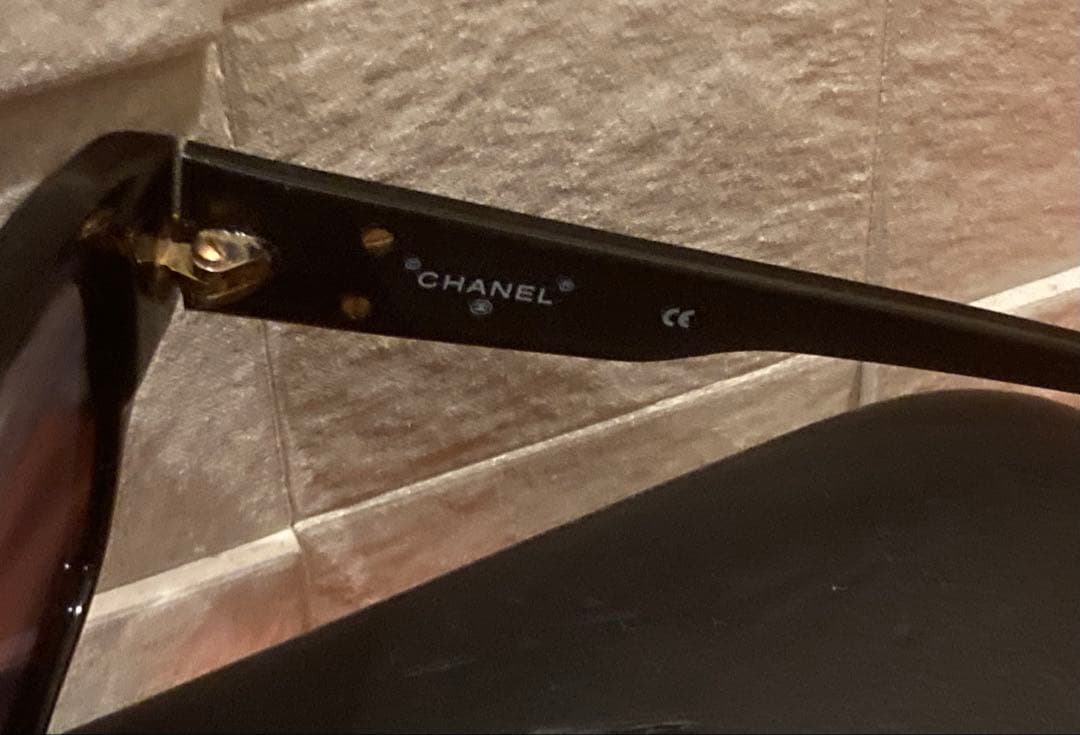 ⭐︎CHANEL ⭐︎ココシャネルサングラス ケース付き／ブラック