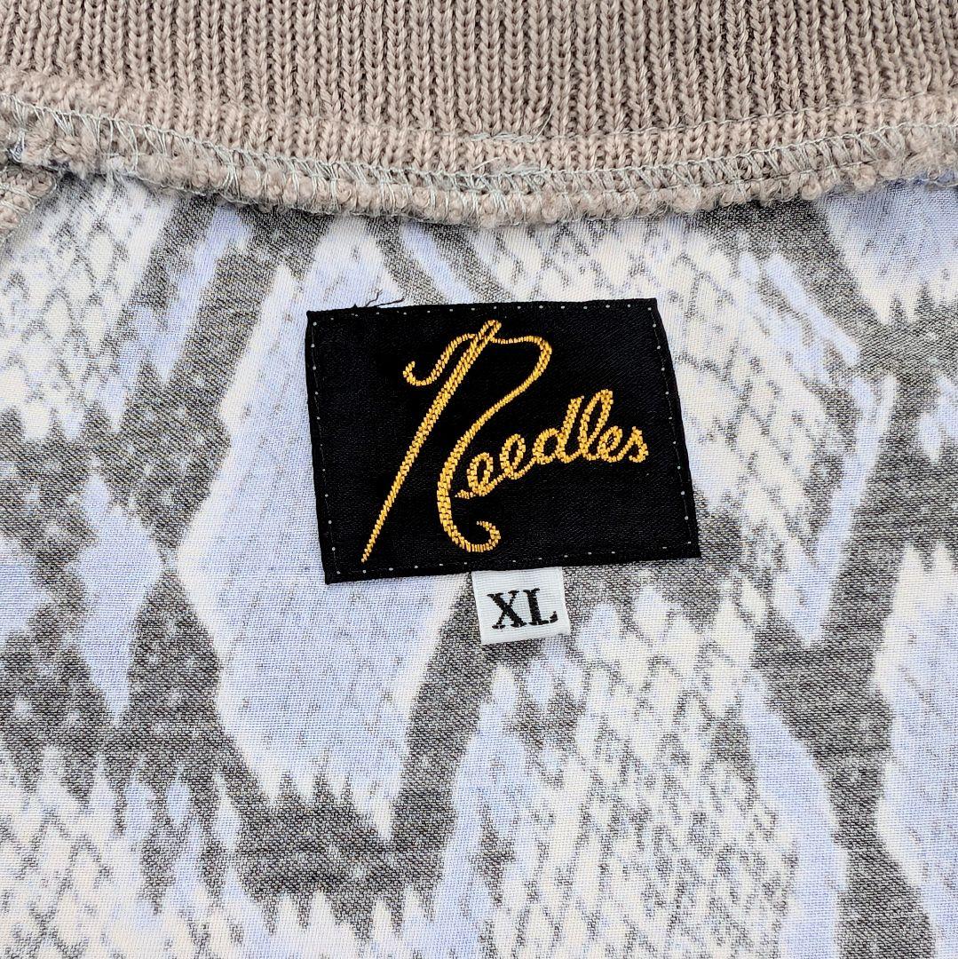 【大きいサイズ】Needles ニードルズ パイソン柄ブルゾントラックジャケット