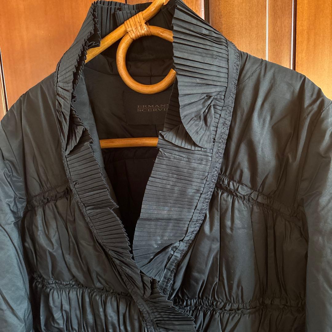 ✴︎ERMANNO SCEVINO✴︎中綿✴︎ロングジャケット✴︎コート✴︎ブラック✴︎