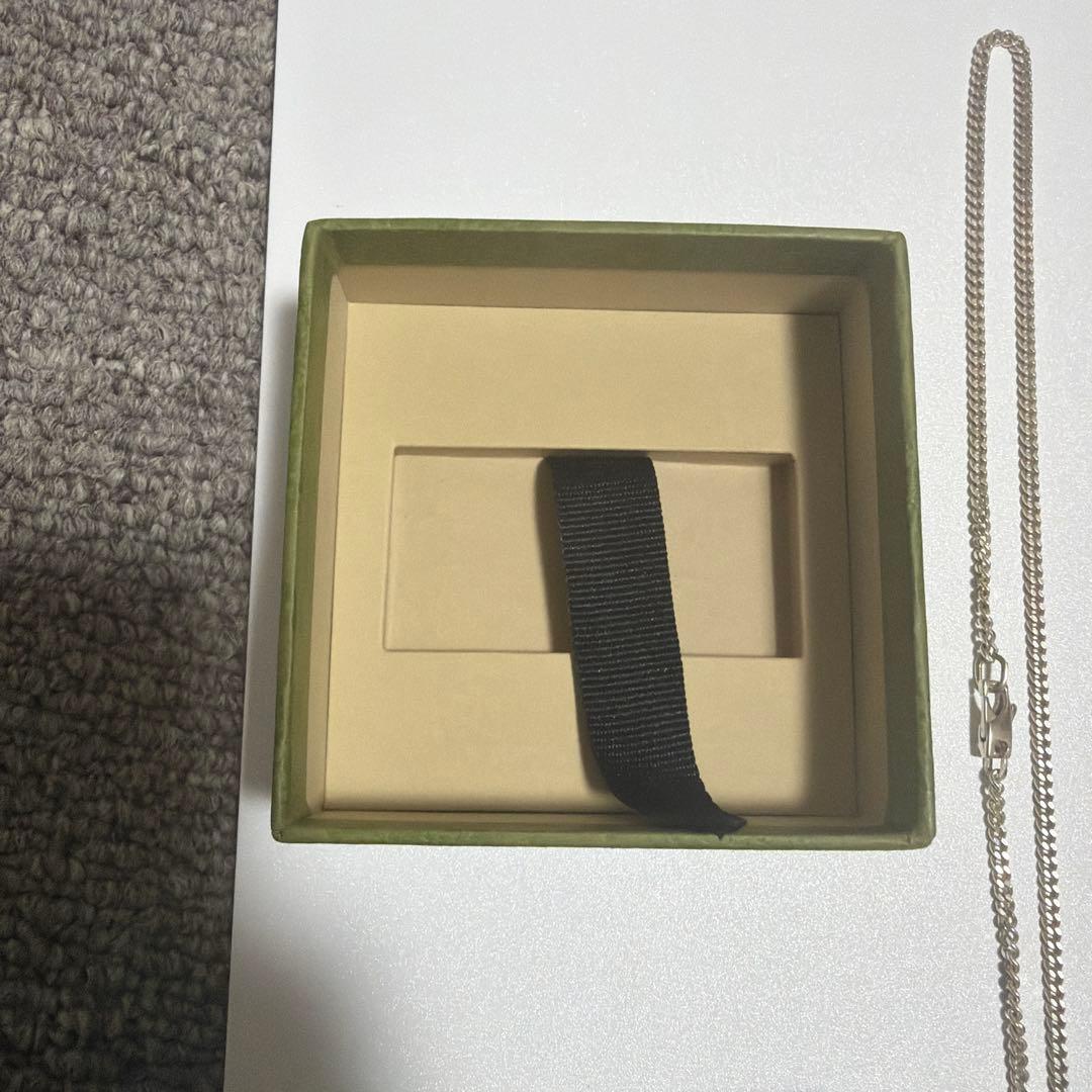 GUCCI ネックレス メンズ レディース シルバー 箱付き