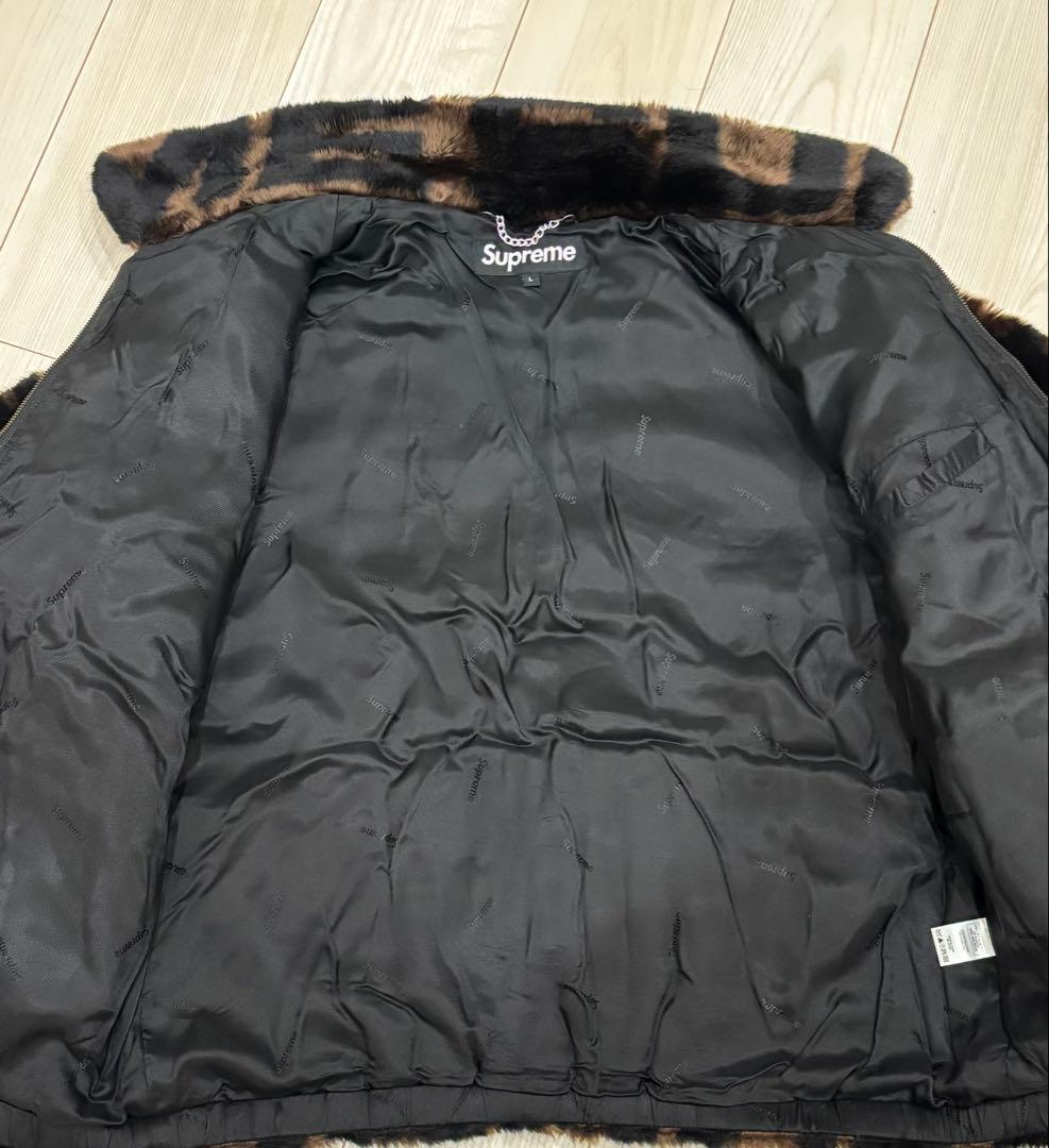 ジャケット・アウター Supreme Faux Fur Repeater Bomber Jacket