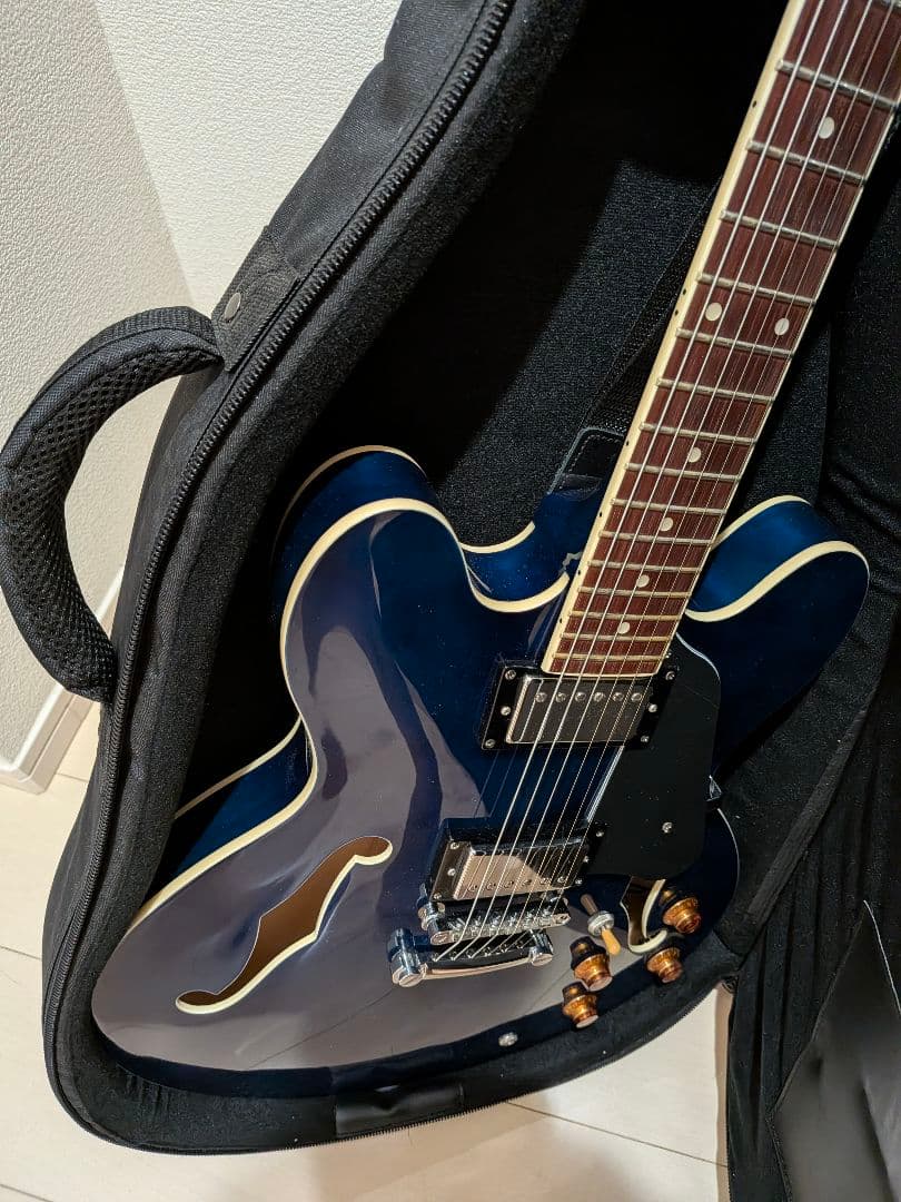 TOKAI ES-335タイプ セミアコギター ES86SBL