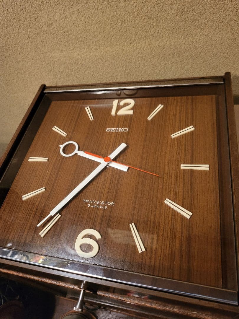 SEIKO　セイコー　掛け時計　レトロ　ミッドセンチュリー　ヴィンテージ