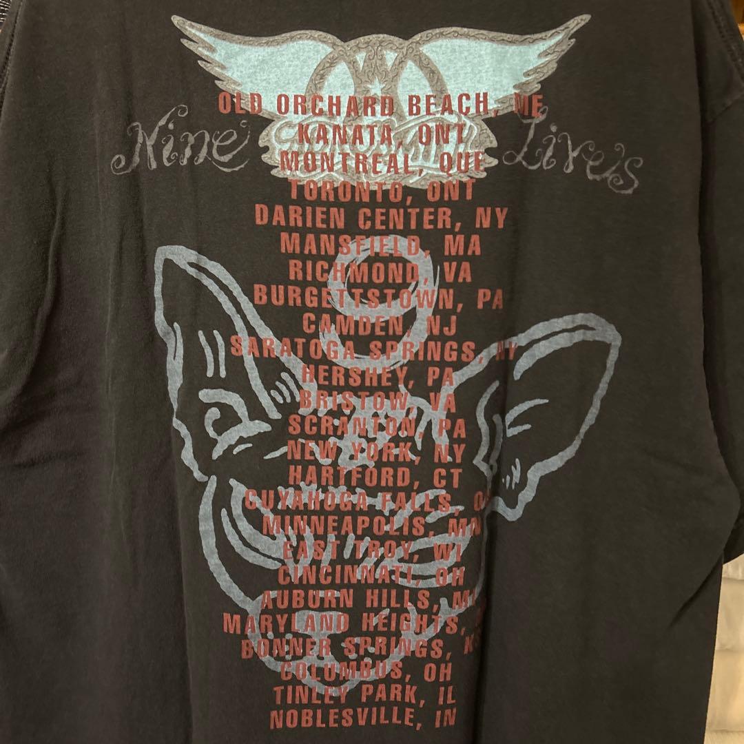 90s Aerosmith Nine Lives エアロスミス Tシャツ