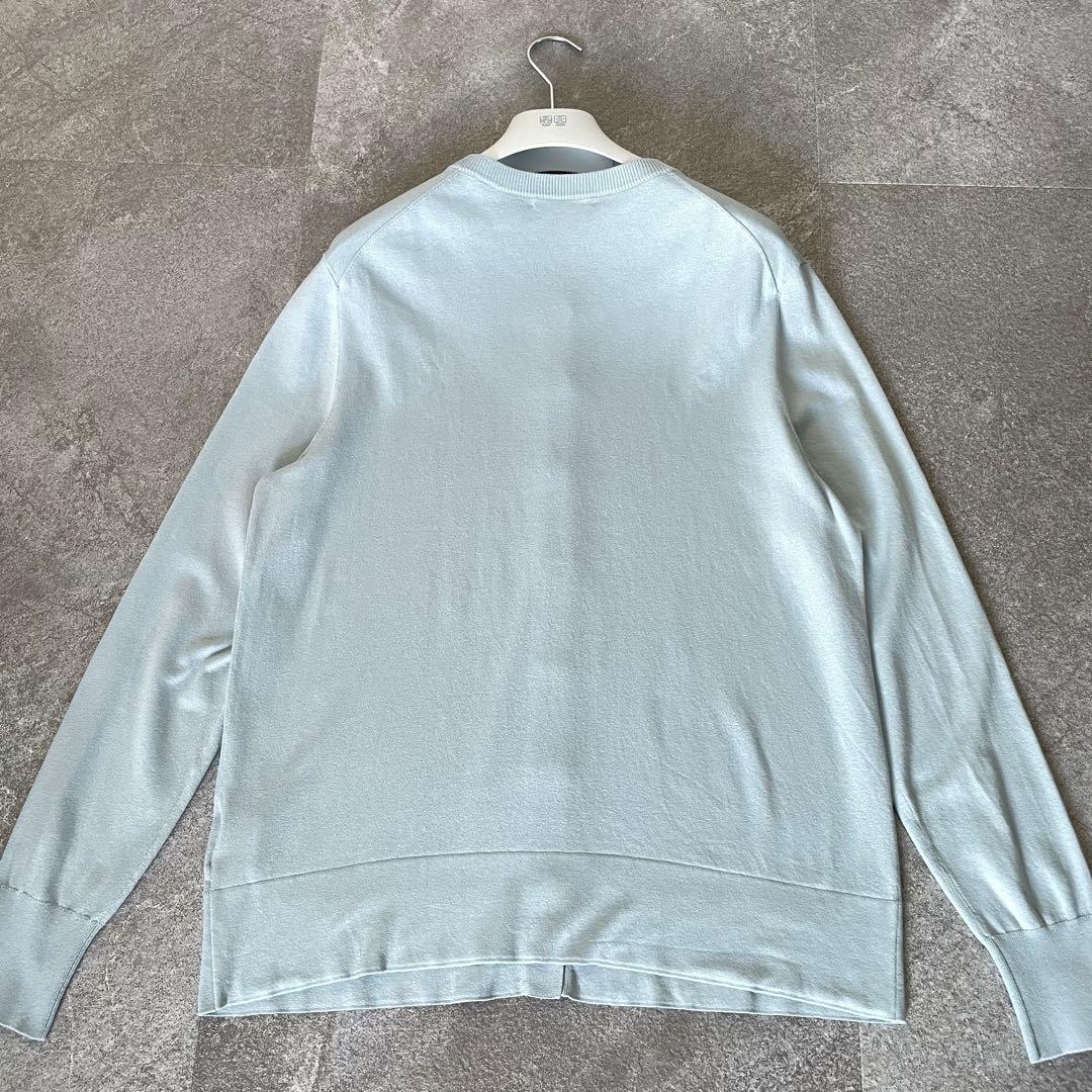 美品/24年式★セオリーリュクス　ウォッシャブル　シルク　カーディガン　40