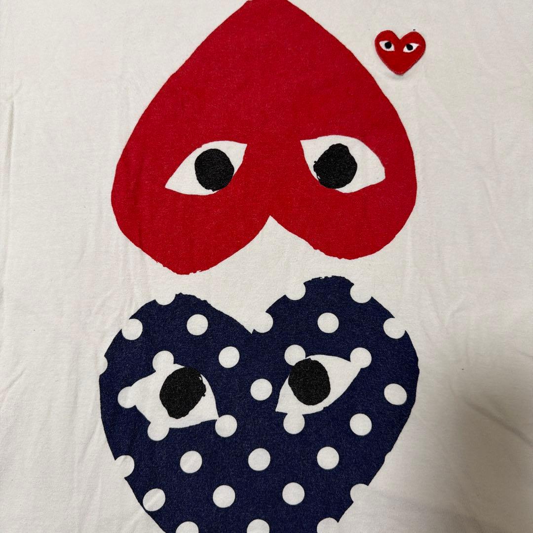 COMME des GARÇONS PLAY ハートTシャツ L