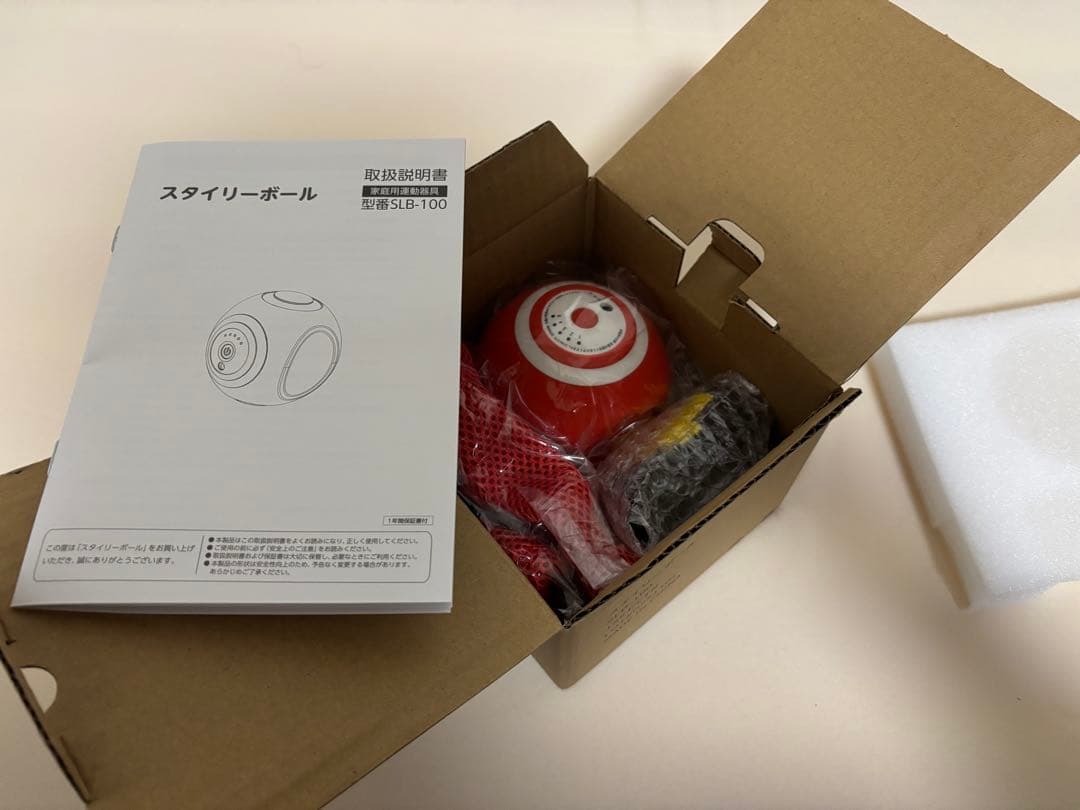 未使用品　ルネサンス スポーツクラブがつくったスタイリーボール　SLB-100