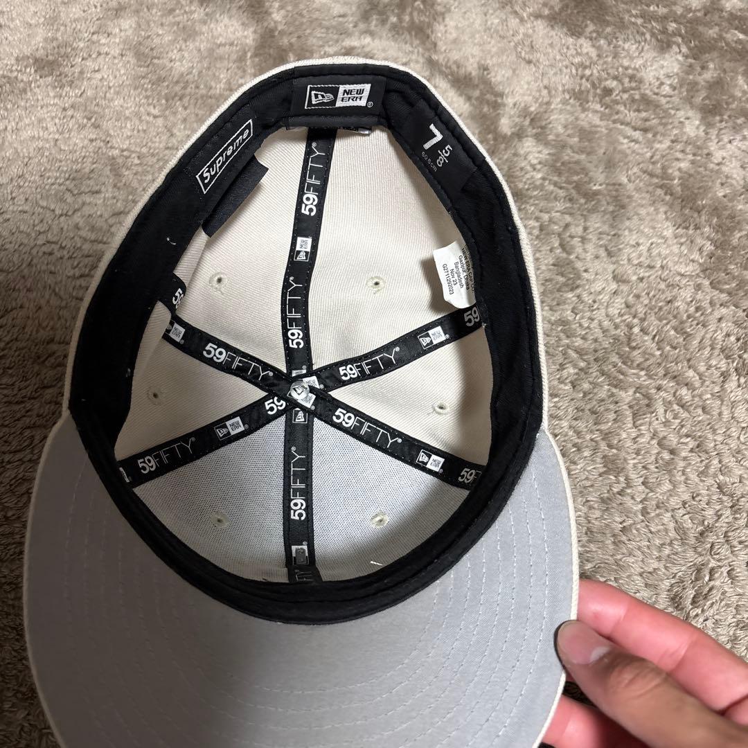 Supreme 59FIFTY ホワイトキャップ