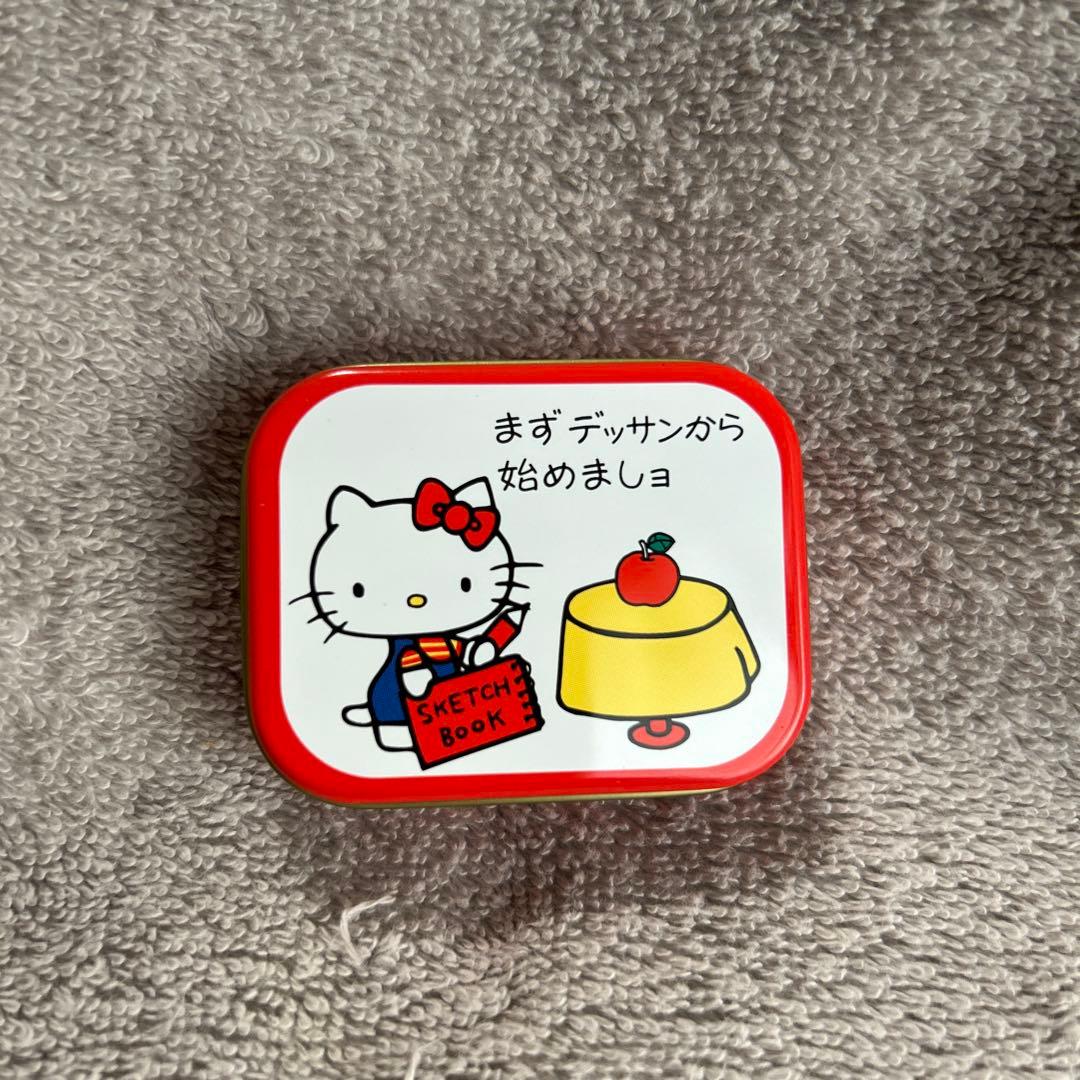 【サンリオ】ハローキティ 缶 小型 ミニ缶 レトロ 希少