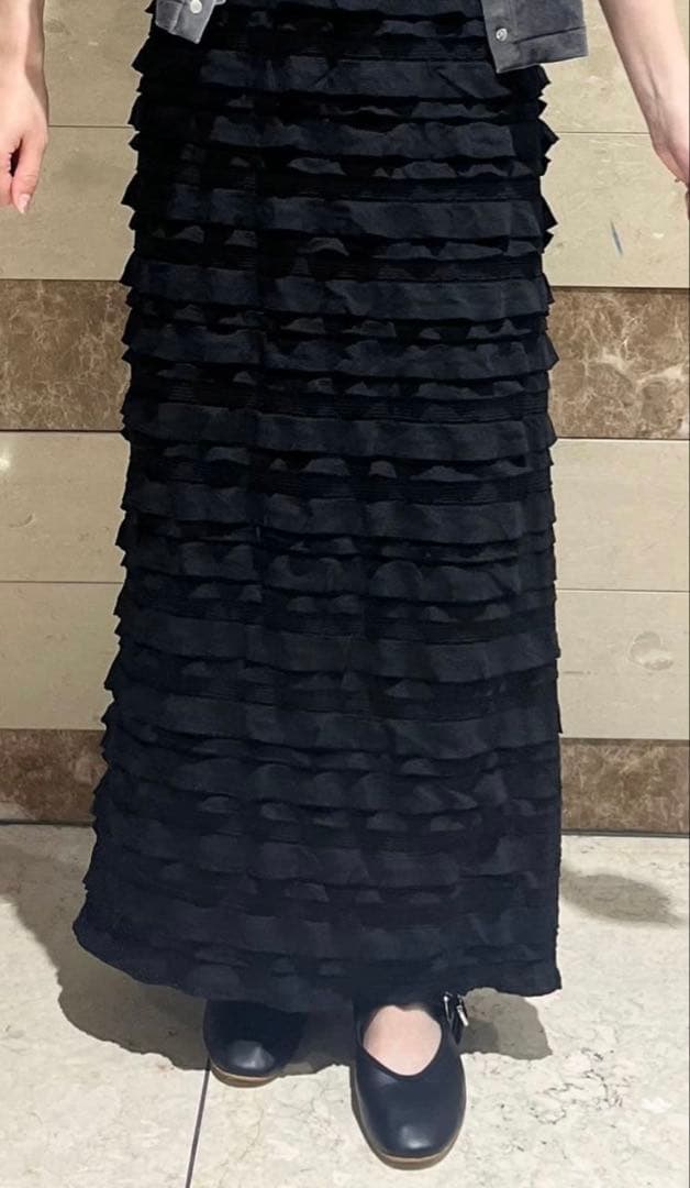 昨季 美品フリルカットソータイトスカート slobe iena