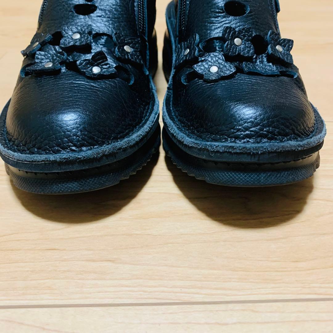 美品✨ユリコマツモト 本革 パンチング サマーブーツ 24cm 4E 日本製