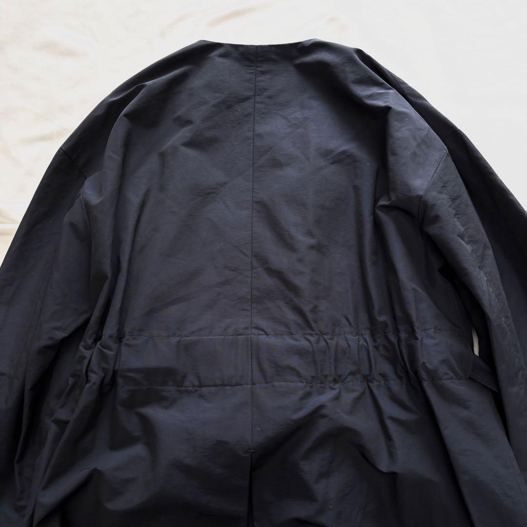 極美品☆アルアバイル allureville グログランノーカラーコート　ロング
