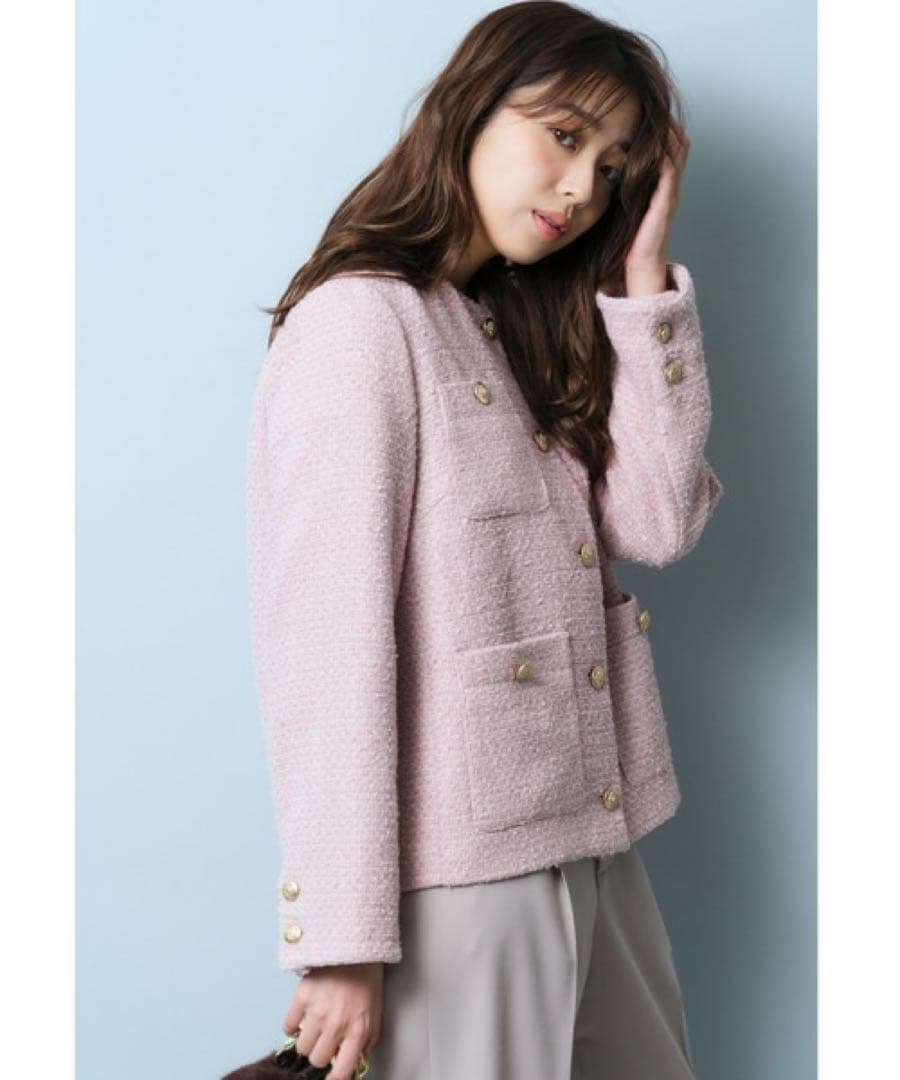 JUSGLITTY ツイードジャケット size2