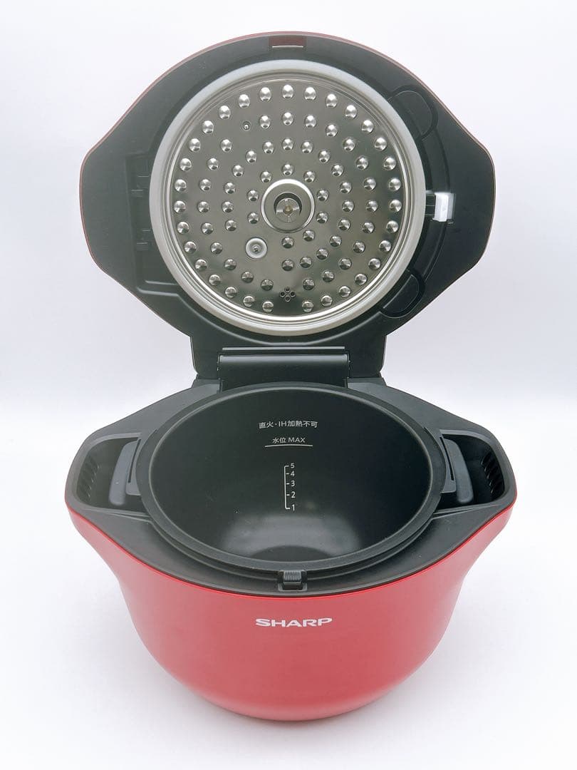 シャープ　ヘルシオ　ホットクック　2.4L KN-HW24G-R レッド