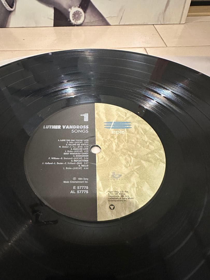 洋楽 Luther Vandross Songs Lp