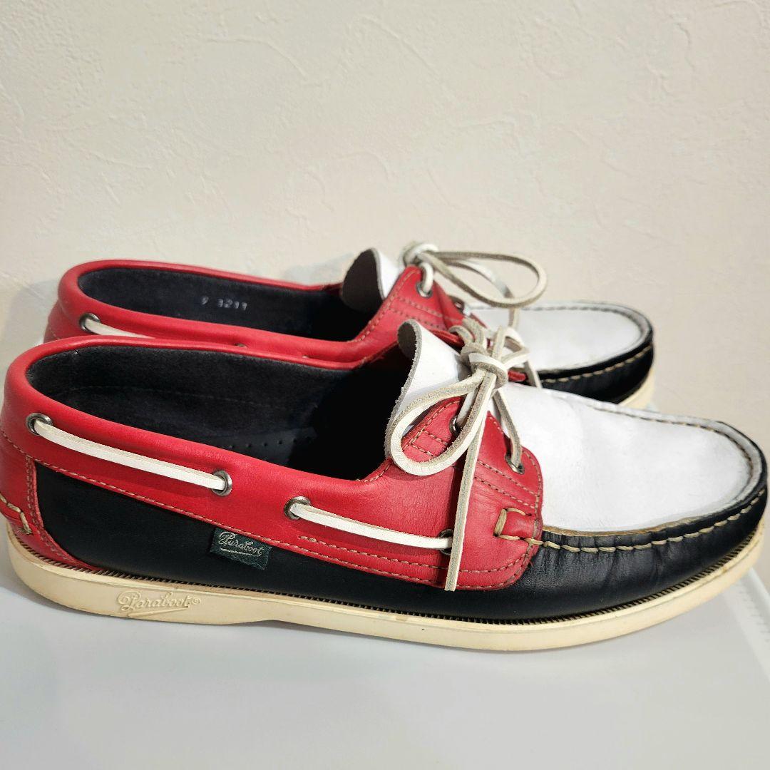 【SHIPS別注】パラブーツ バース トリコロール UK9（約27.5cm)